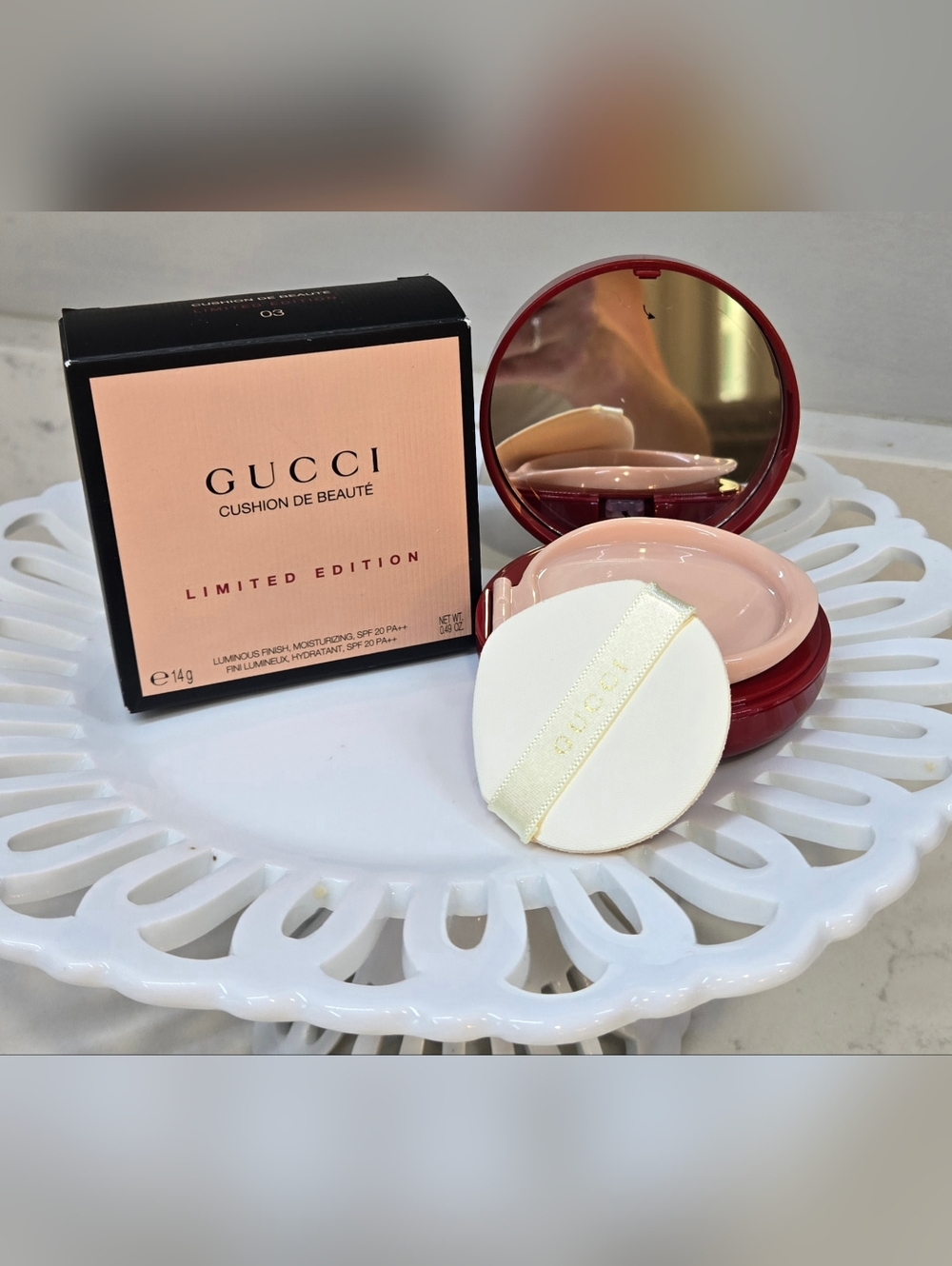 Gucci Cushion de Beauté Limited Edition Cushion Compact Foundation. Brand New.